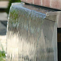 Ubbink Niagra Stainless Steel Waterfall 60cm WITH LED