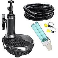 Hozelock EasyClear 6000 9w UVC INCLUDES Hose Clips and Bulb