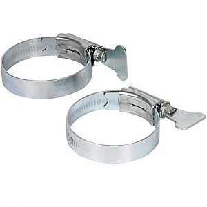 Hozelock 25mm Zinc Hoseclip Pair